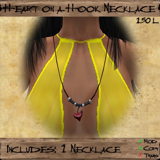 Heart on a Hook Necklace