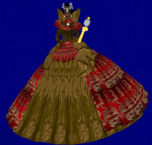 Red-GOLDEN PALACE Queen-Gown