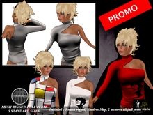 MESH RIGGED FULL PERM ASYMETRIC TOP PROMO