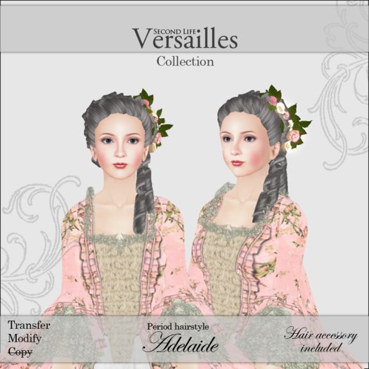 Period Hairstyle & Accessory: Adelaide