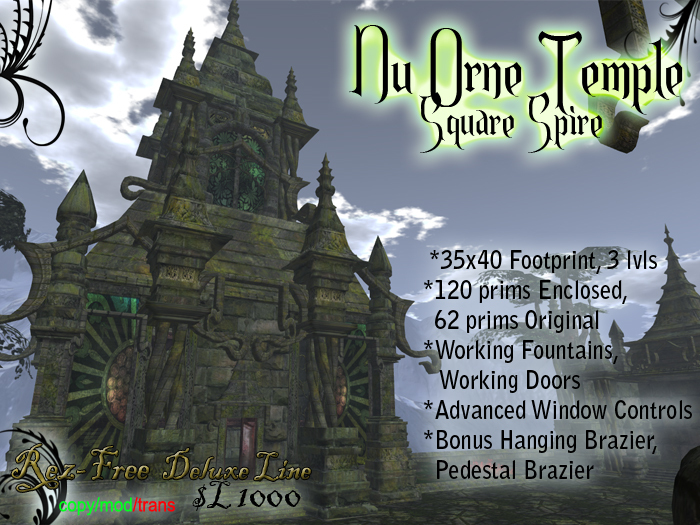 Nu Orne Temple- Square Spire (boxed)
