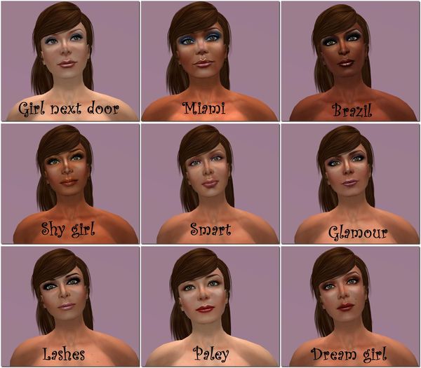 Realistic skin FATPACK (skins 1-9)