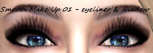 Smooth Make Up 01 - eyeliner&shadow