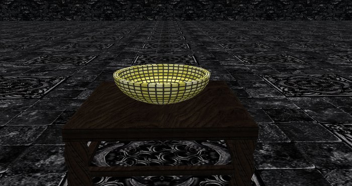 Bowl - Stain Glass - Yellow