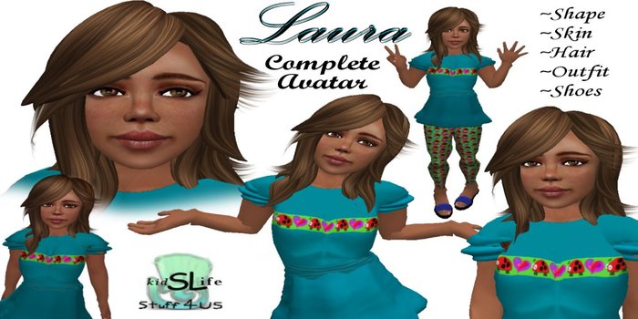 Complete Kid Child Avatar - Laura