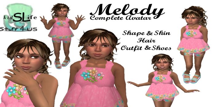 Complete Kid Child Avatar - Melody