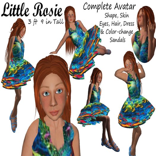 Complete Kid Child Avatar - Little Rosie