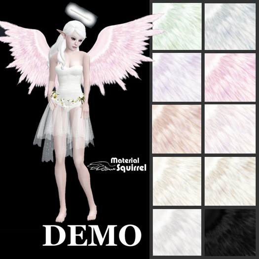 Valoel DEMO Angel Wings - Flexi Scripted Wings by Material Squirrel for PETITES