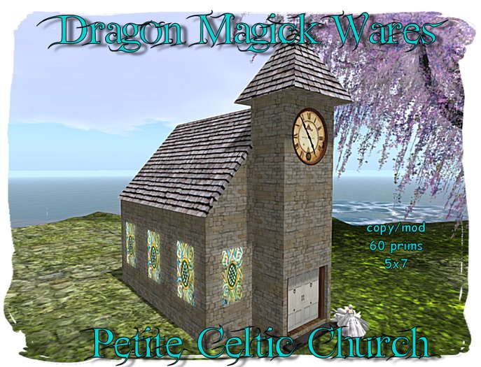 Dragon Magick Wares Petite Celtic Church
