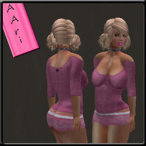 Aari Pink Velour Skirt Short Skort..