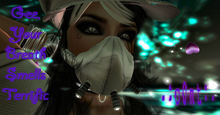 .:oOmt:. Gee, Your Breath Smells Terrific Gas Mask (ivory)