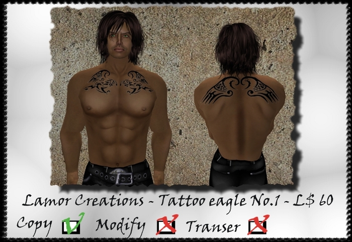 Lamor - Box Tattoo eagle No.1