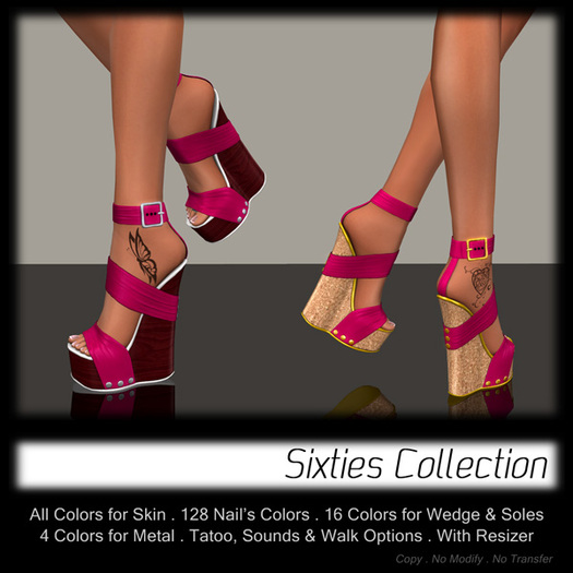 - MPP - Sixties Heels - Pink