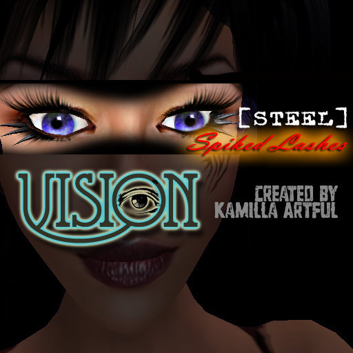 Spiked Lashes by VISION ~ Steel