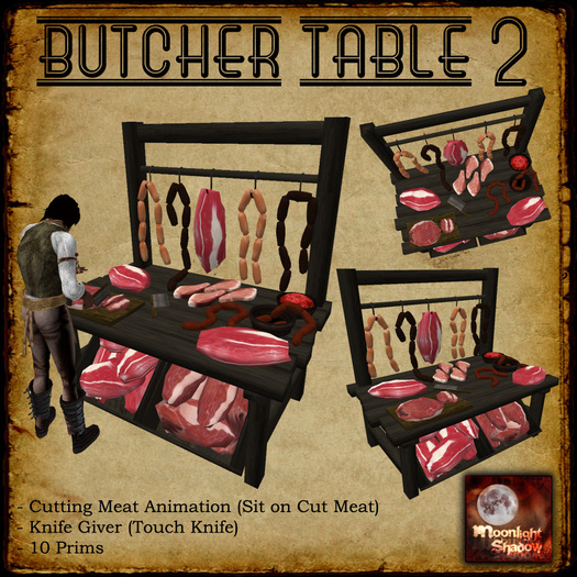 "Moon _Sha" Butcher Table 2