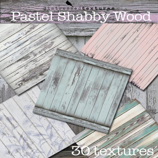 [D] Pastel Shabby Wood Texture Bundle