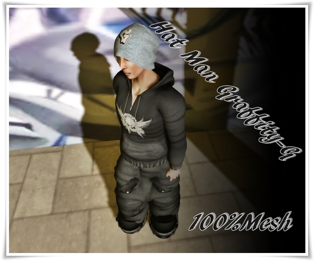 [[>CaKe!<]]Mesh-hat men Blue-G