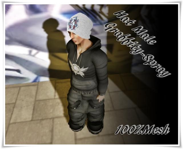 [[>CaKe!<]]Mesh-hat men White-Spray
