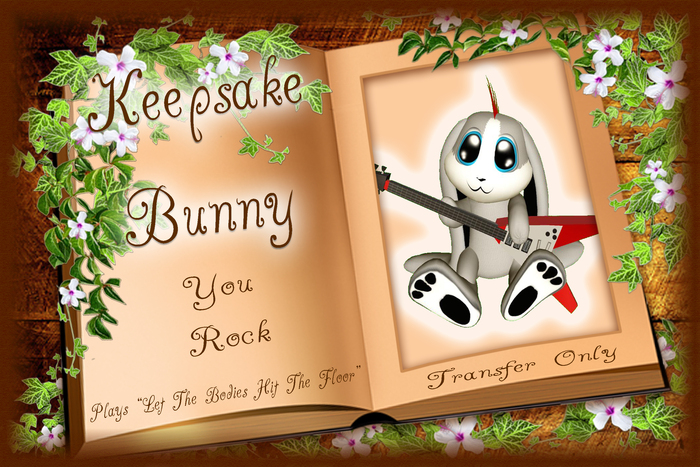 Keepsake Bunny - You Rock!