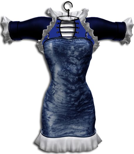 ((Crystal Line))Amazonas Dress Jacket set(blue)