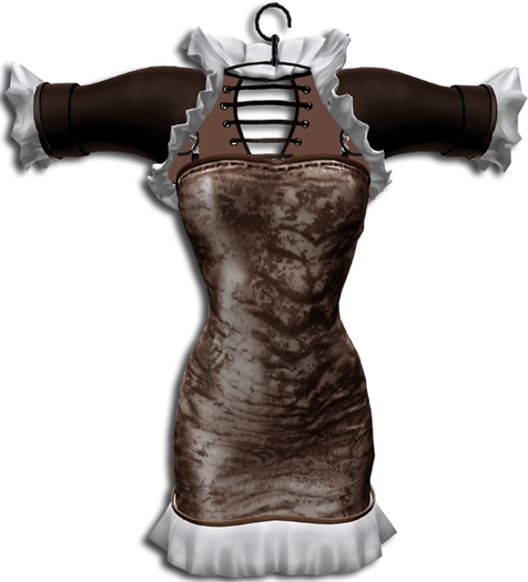 ((Crystal Line))Amazonas Dress Jacket set(brown)