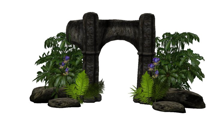 Ruins Plant Arrangement  2