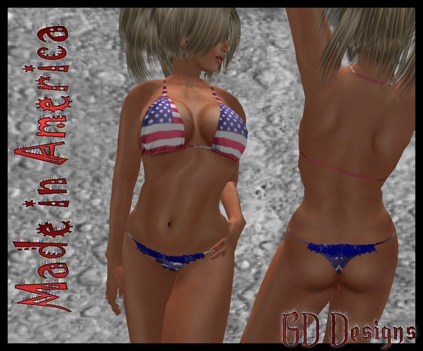 GD Made In America Bikini boxed