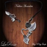 LaRosa Jewelry Necklace Alexandria black velvet