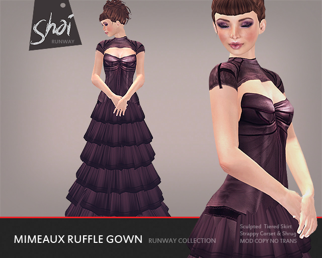 *Shai* Mimeaux Ruffle Gown