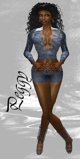 FULL PERM SEXY BOOTY JEANS OUTFIT & ACCESSORIES - 10L