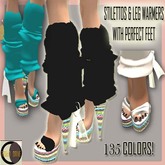 Leg Warmer, Pretty Feet & Stiletto 135 colors