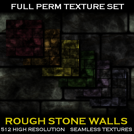 NightMaire Rough Stone Walls Set One