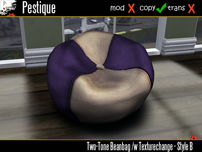 Two-Tone Beanbag Style B