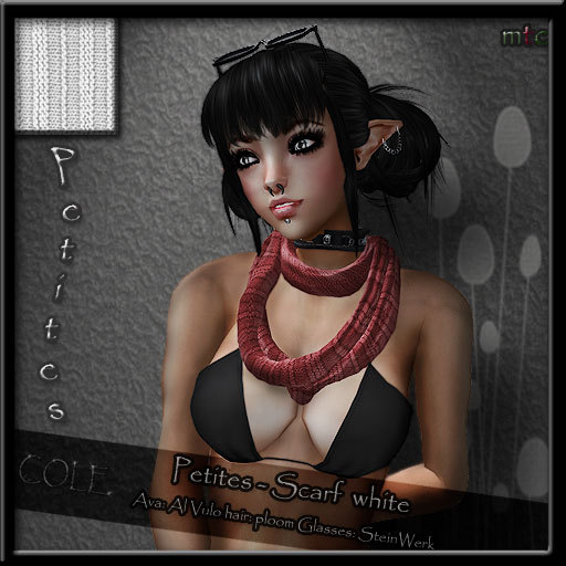 .:COLE - Petites:. Scarf white