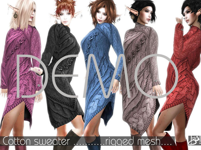 !gO! Cotton sweater  DEMO