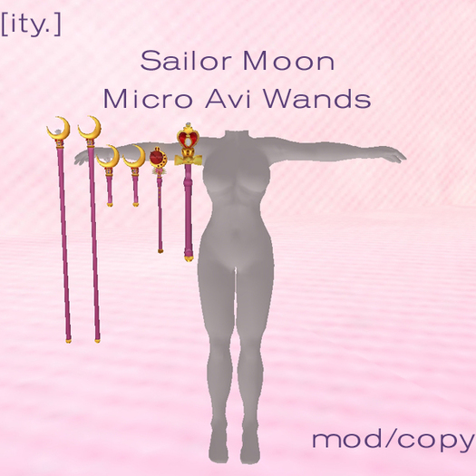 [ity.] Sailor Moon Micro Avi Wands