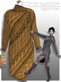 !gO! Cotton sweater  gold