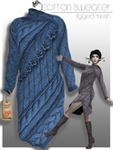 !gO! Cotton sweater blue