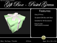 *MPD* Gift Box Dollarbie - Pastel Green