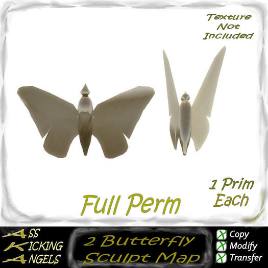 AKA 2 Butterfly Sculpt Maps Ad Full Perm