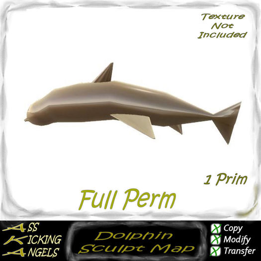 AKA Dolphin Sculpt Map Ad Full Perm