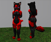 [BG Mod Text] Red & Black Female