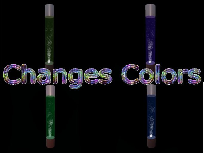 Bubble Tube Changes Colors (Boxed)