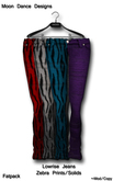 .:MDD:. Lowrise Jeans - Zebra Prints/Solids Fat Pack