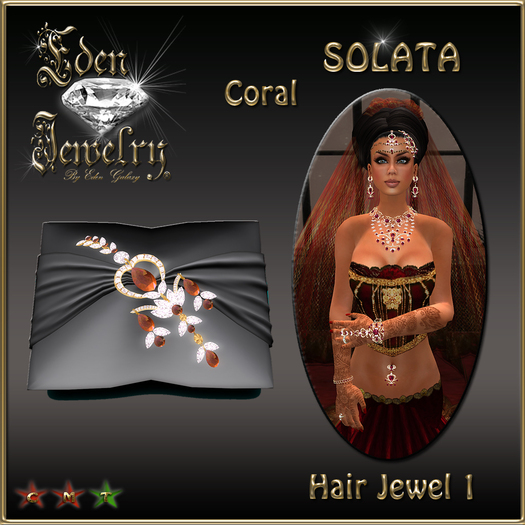 HAIR JEWEL 1 SOLATA CORAL