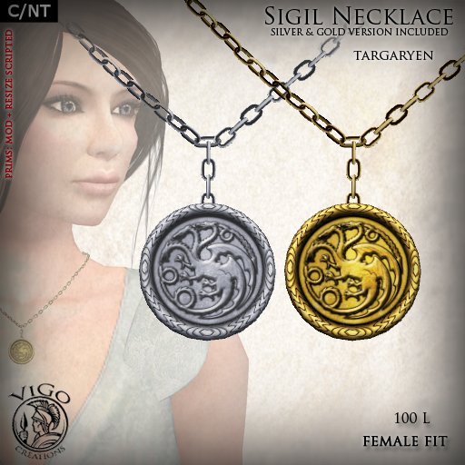 ViGo - Necklace House Targaryen