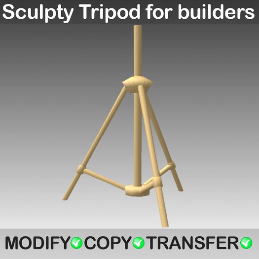 Sculpty Tripod for builders