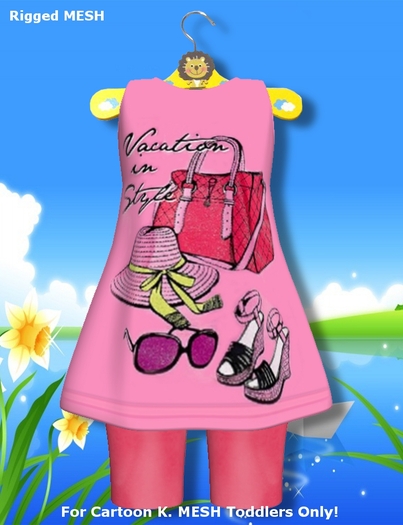 >Cartoon K. Toddlers< Mesh Set 02 - Model: Vacation Style