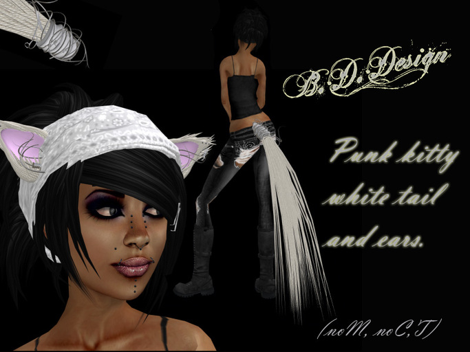 .::B.D.Design::.punk kitty white