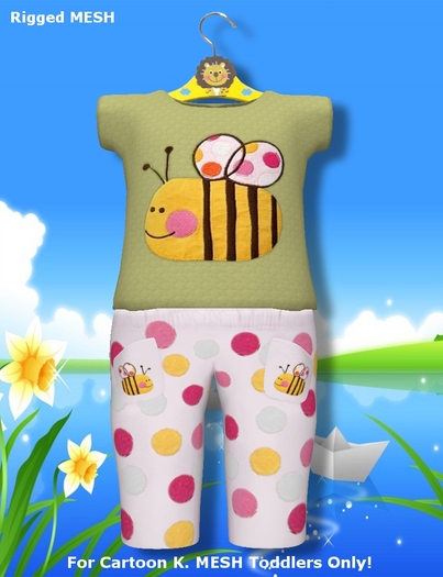 >Cartoon K. Toddlers< Mesh Set 01 - Model: Bee